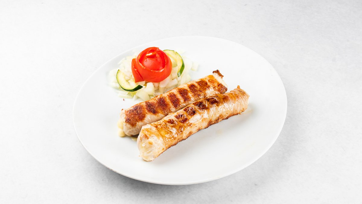 Punjena vešalica rolovana u slanini