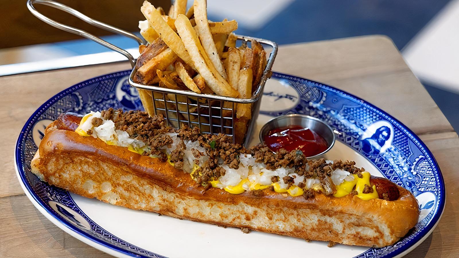 12-Inch Chili Dog