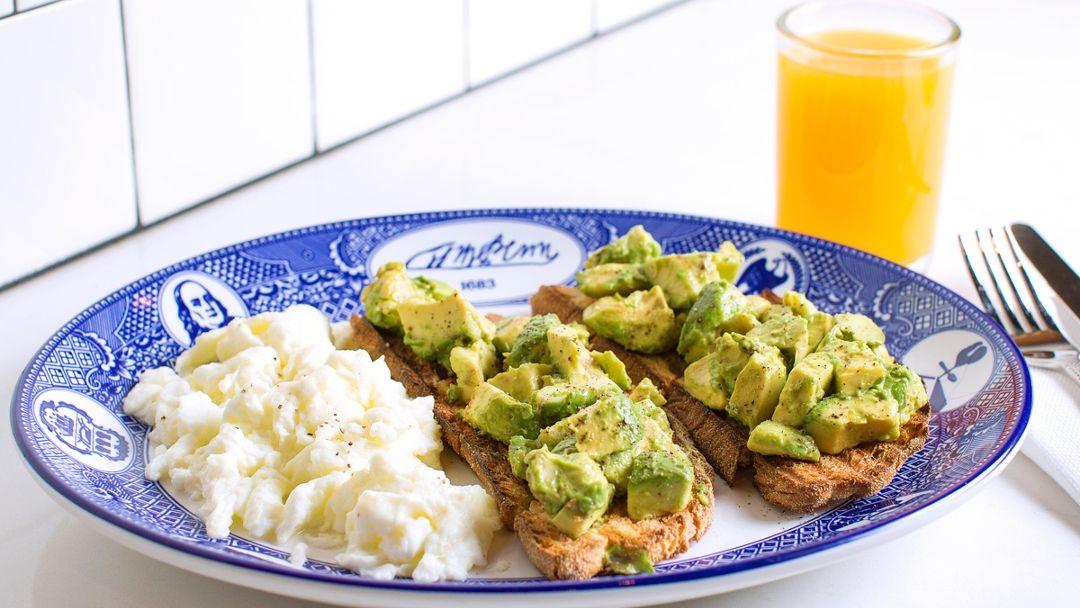 Avocado and Egg White Toast