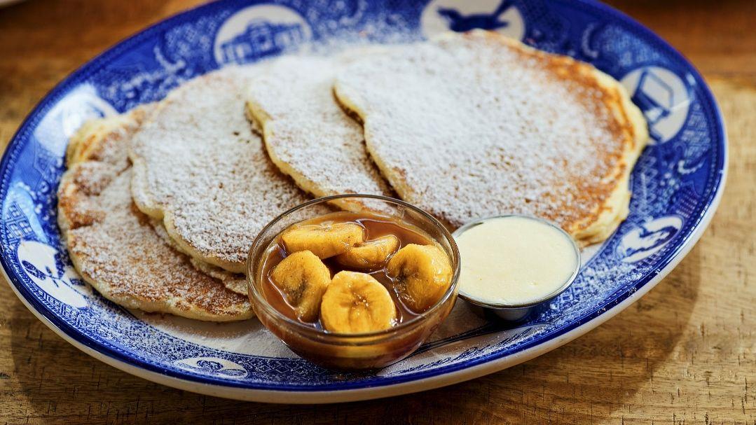 Bananas Foster Pancakes