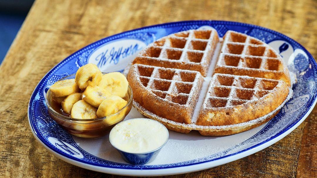 Bananas Foster Waffle