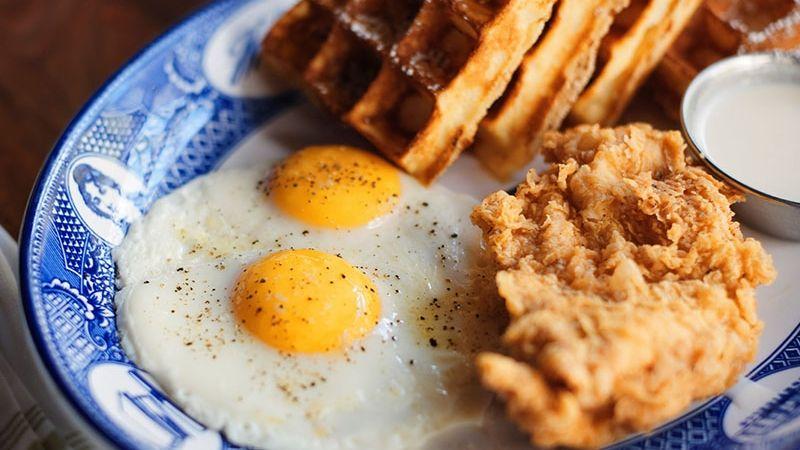 Breakfast Chicken and Waffles