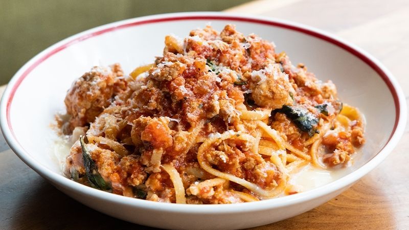 Chicken Bolognese Linguine