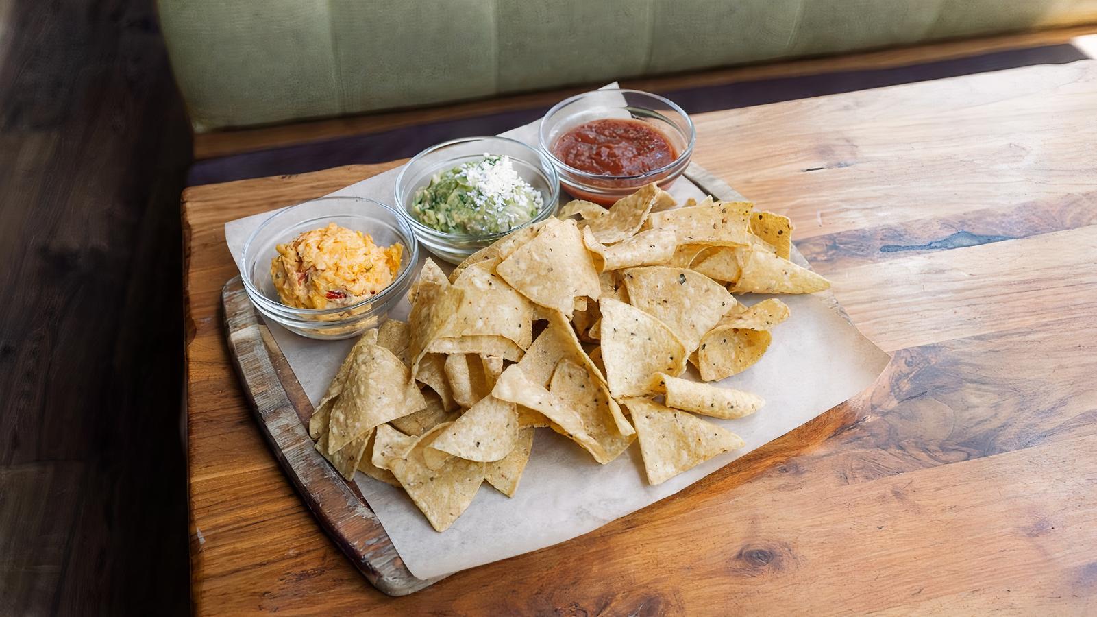 Corn Tortilla Chips and Dips