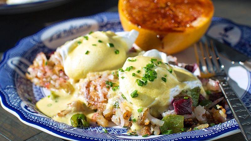 Goat Cheese and Beet Hash