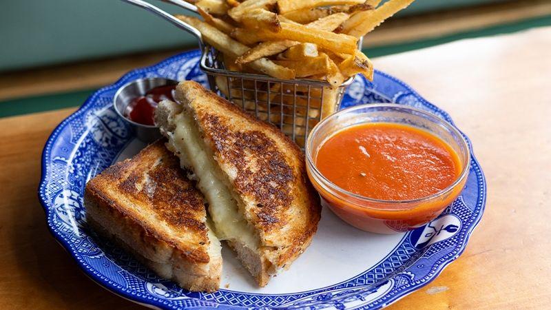 Grilled Cheese and Tomato Soup