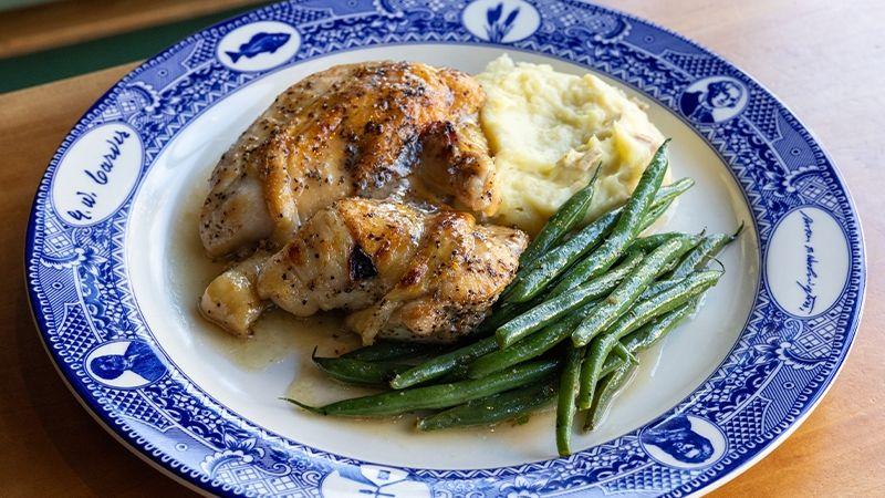 Honey Thyme Spatchcock Chicken