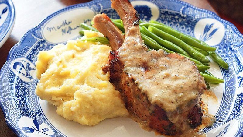 Long-Roasted Pork Chop