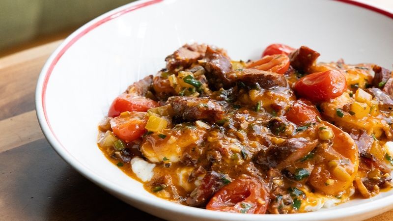 Shrimp and Grits, Andouille