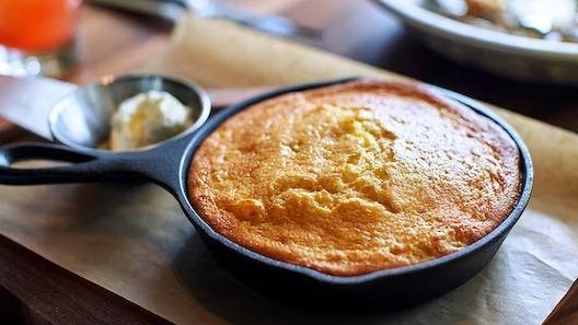 Skillet Cornbread and Honey Butter