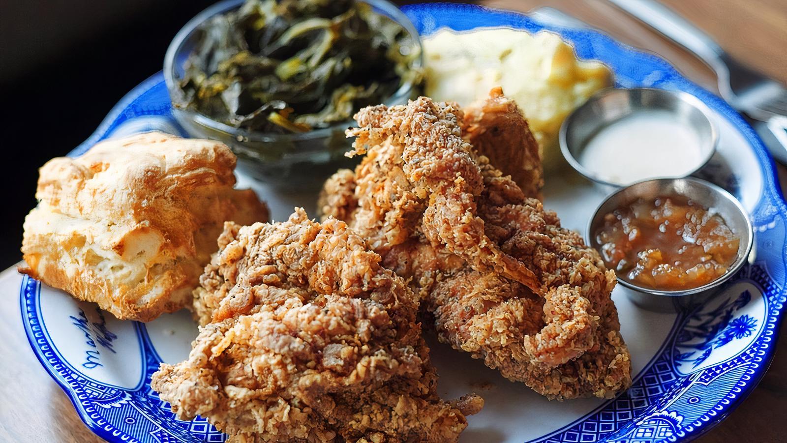 Spicy Fried Chicken and Waffle