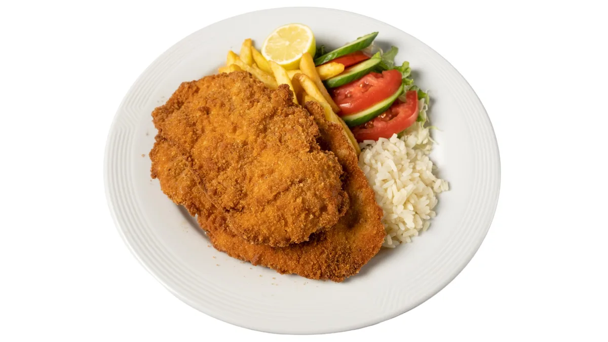 Chicken Schnitzel Meal