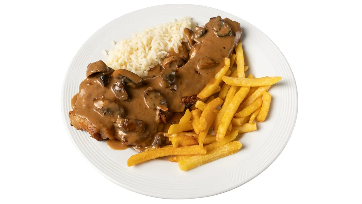 Diane Pork Chop Meal