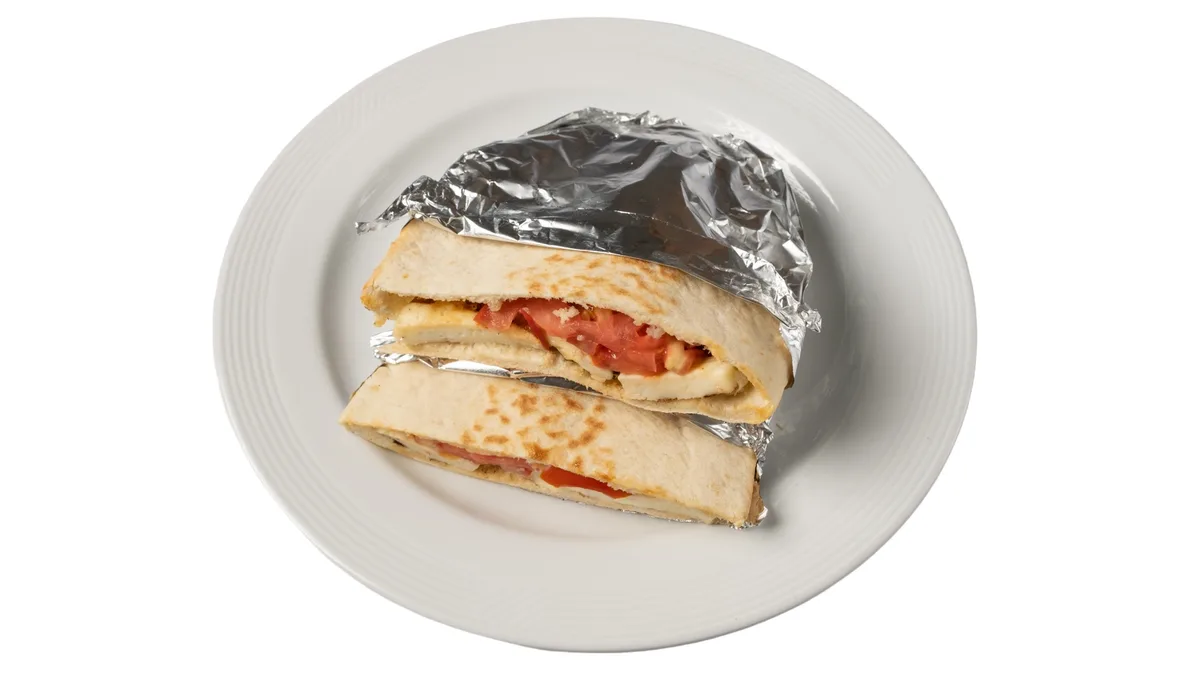 Halloumi in Pitta Bread