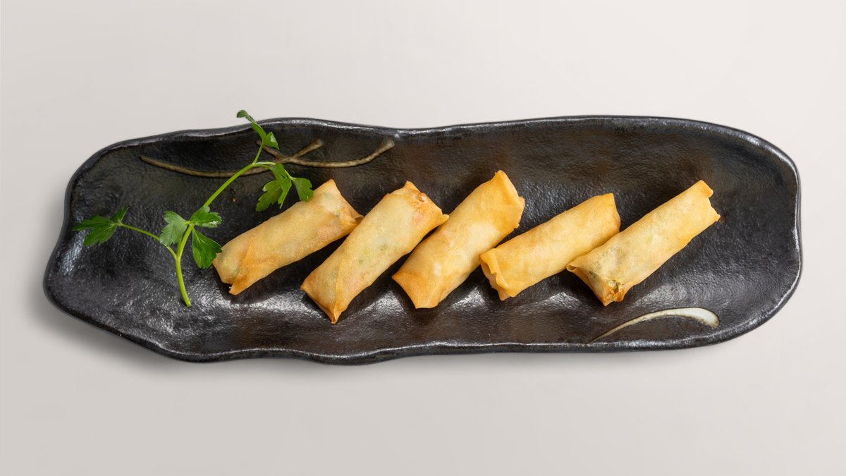 12. Vegetarische Frühlingsrolle