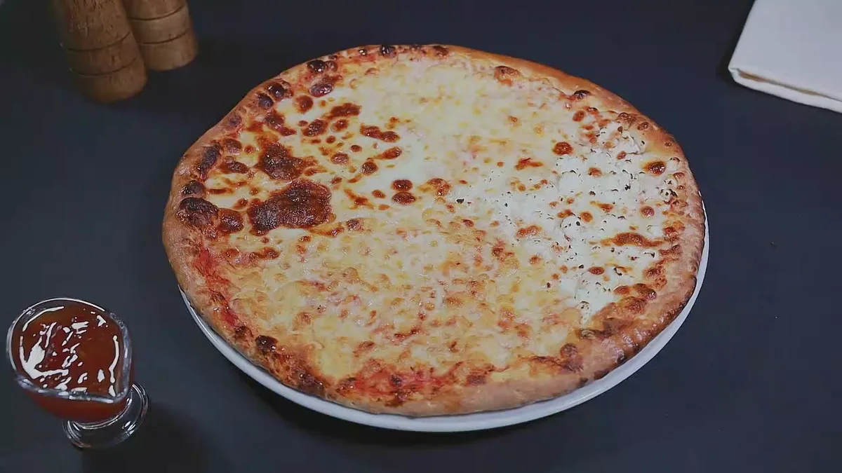 Four cheese pizza