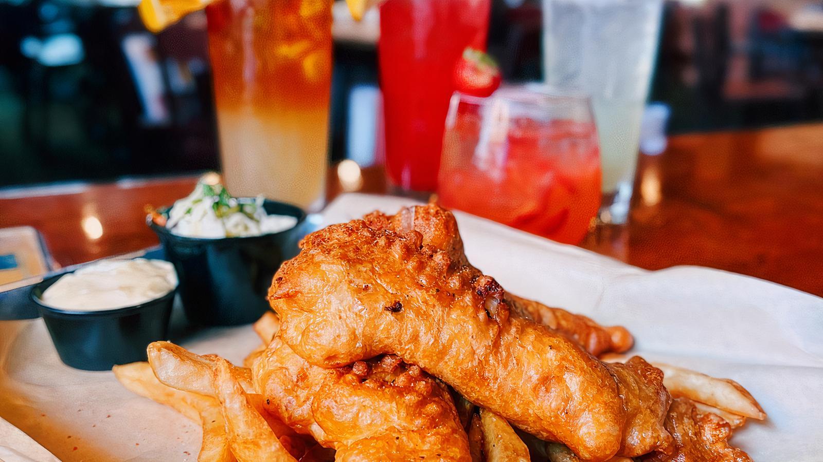 Beer-Battered Fish and Chips