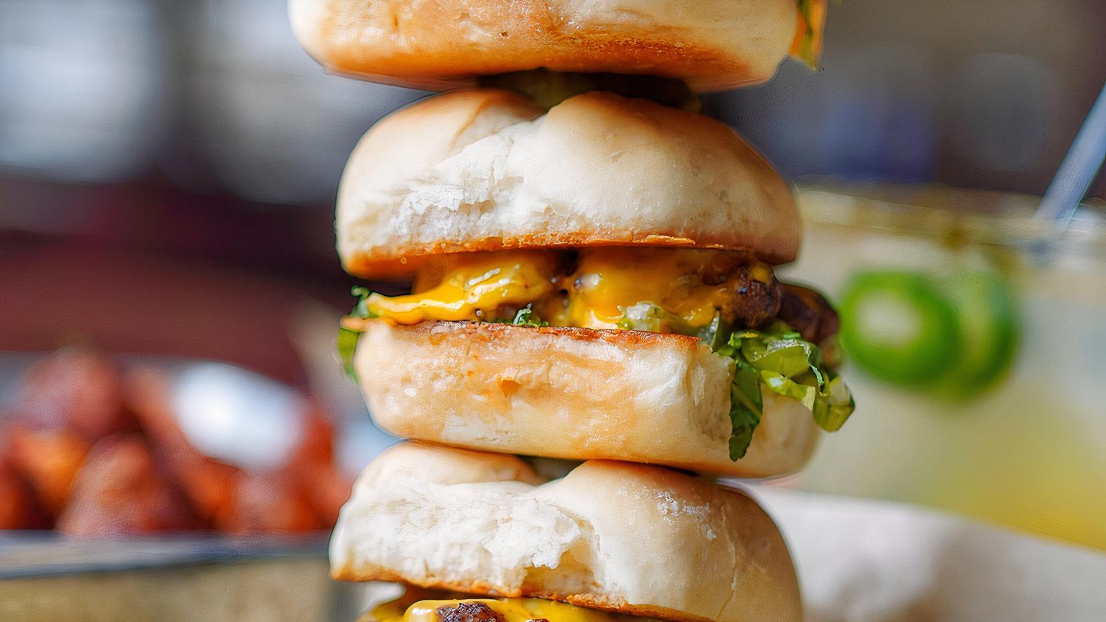 Cheeseburger Slider Trio
