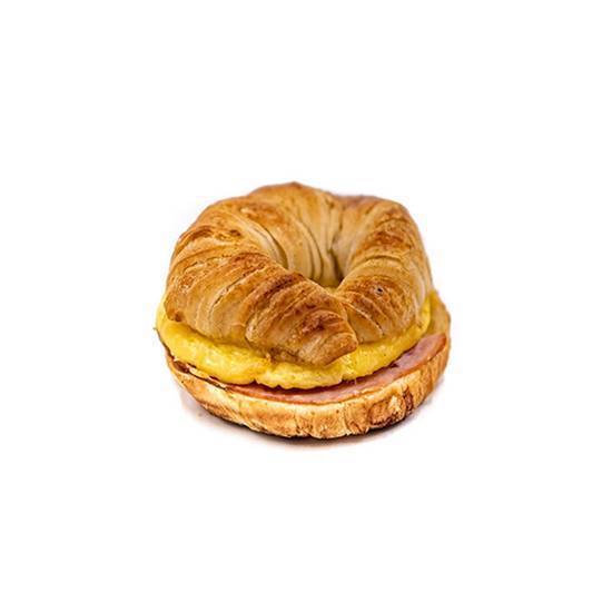 Egg, Ham, and Cheese on a Croissant