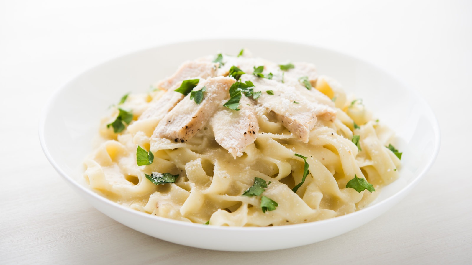 Fettuccine Alfredo with Chicken