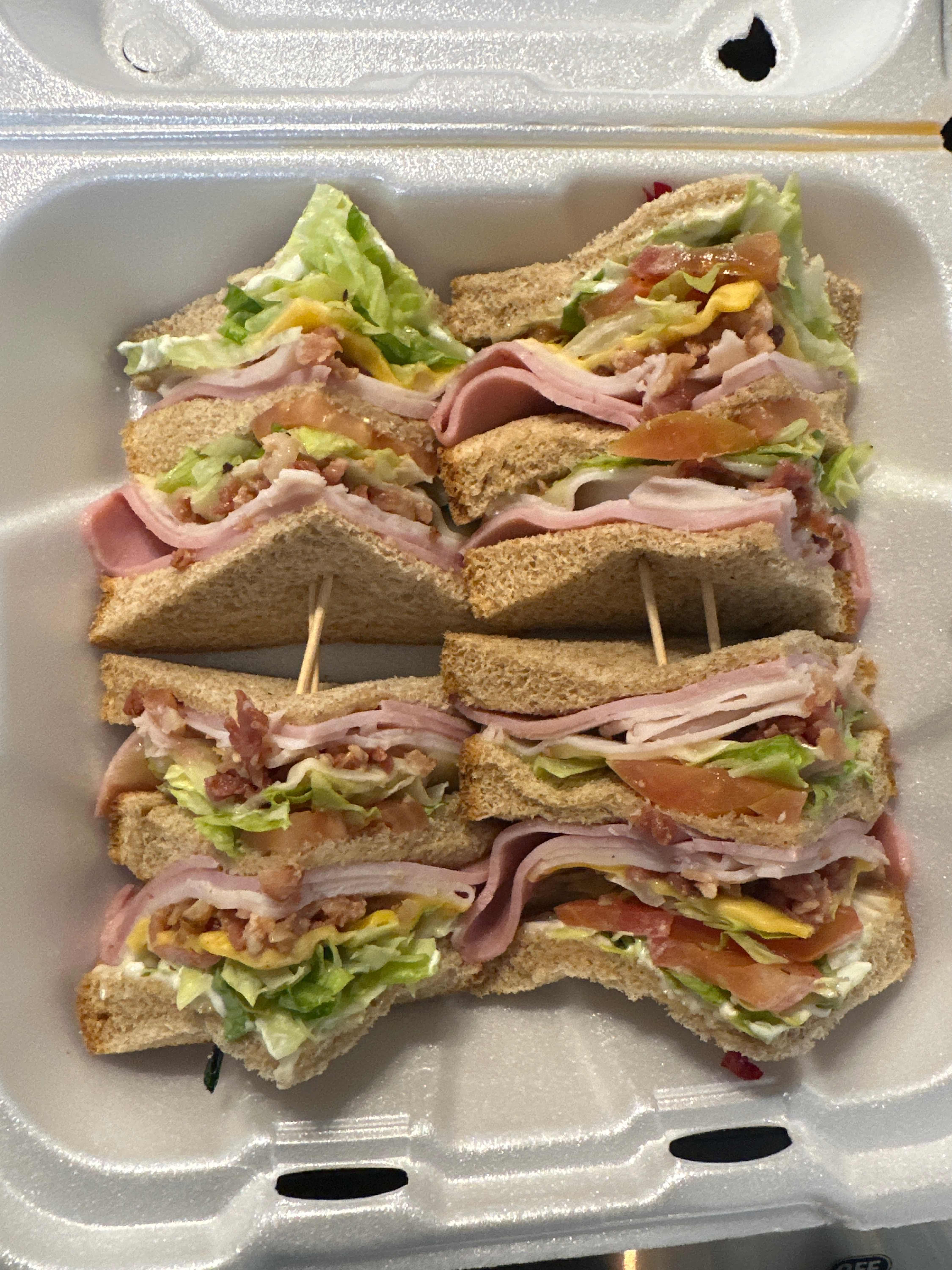 Club Sandwich on Wheat