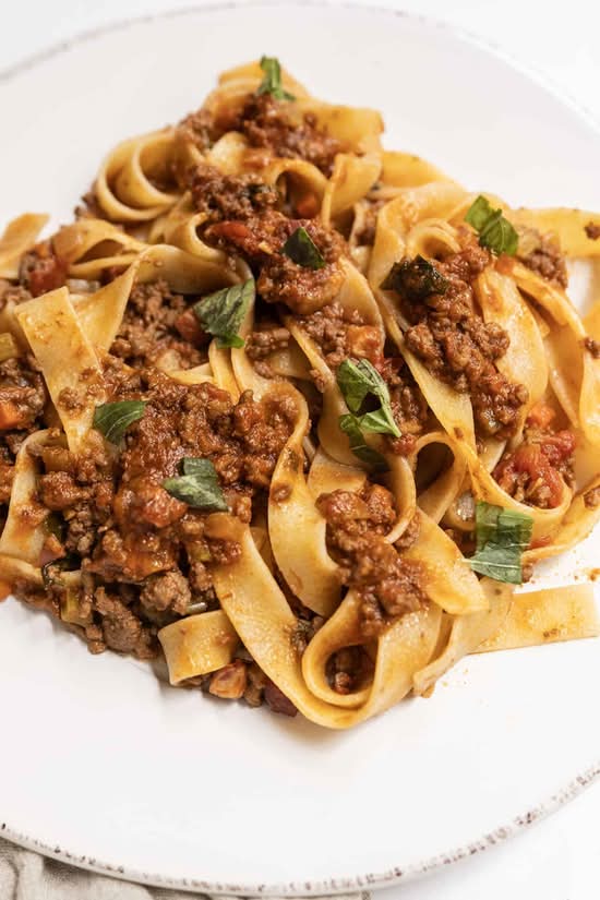 Fettuccine Bolognese