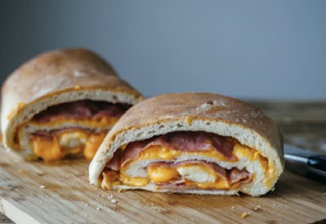 Ham and Cheese Calzone