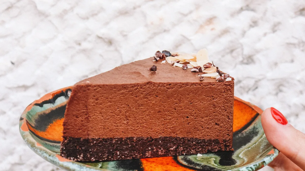 Cukormentes csokoládémousse torta