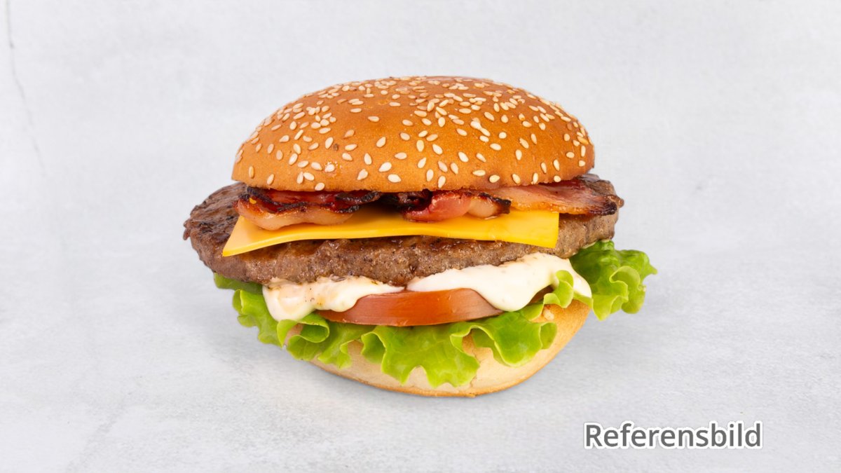 Hemlagad baconburgare