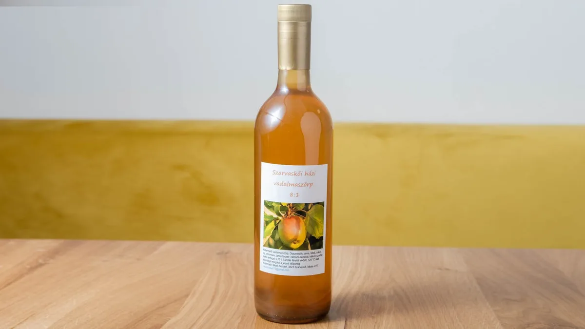 Kistermelői vadalmaszörp 0,75l