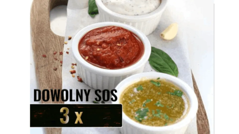 3 dowolne sosy