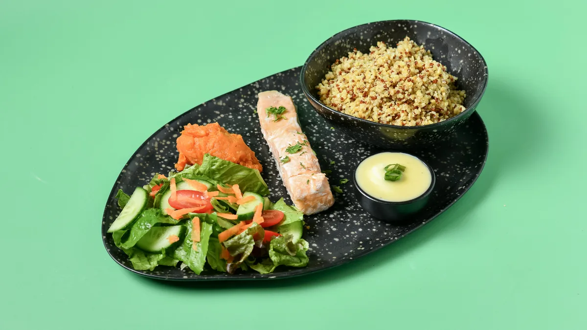 Honey Lemon Salmon Bento Box