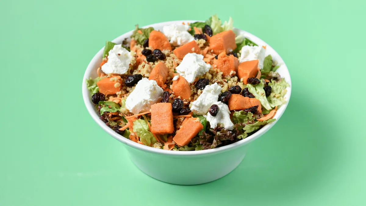NEW Goat Cheese and Sweet potato (vegetarian)