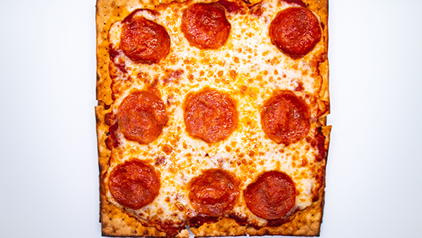 Matzah Pure Pepperoni Pizza