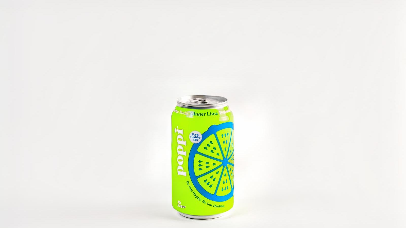 Poppi Ginger Lime Prebiotic Soda