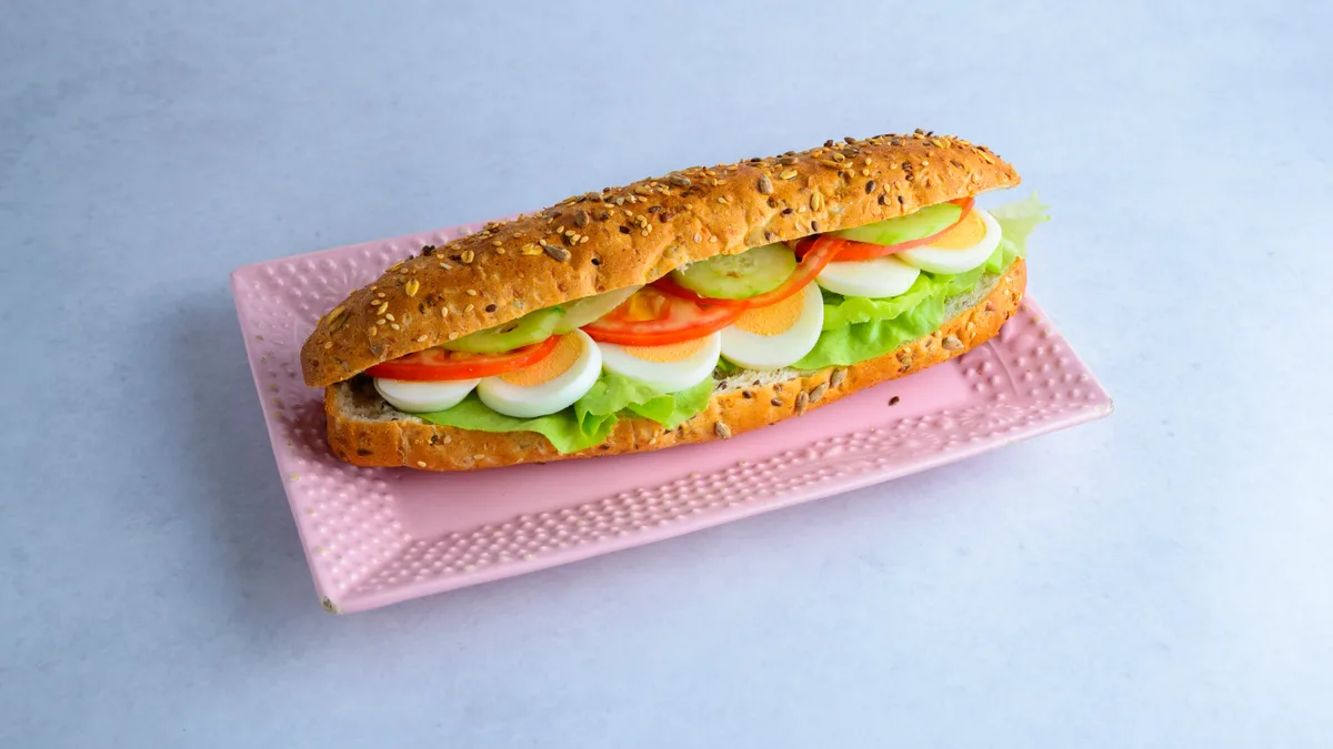 Vegetarijanski sendvič jaje