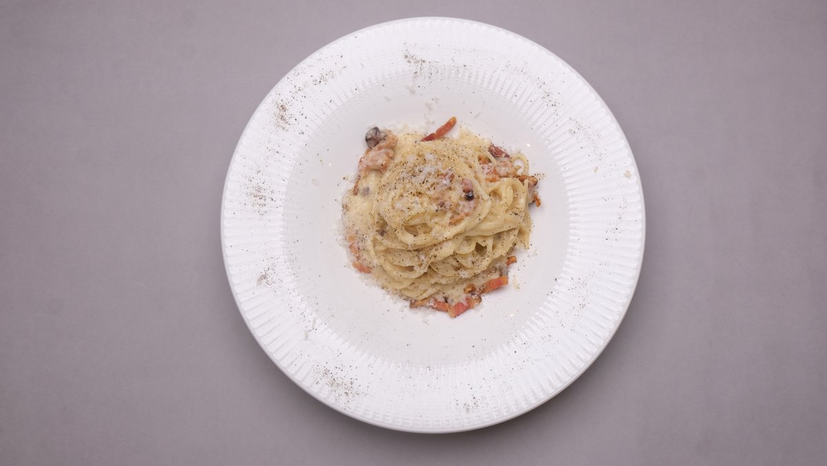 Spageti Carbonara Romana