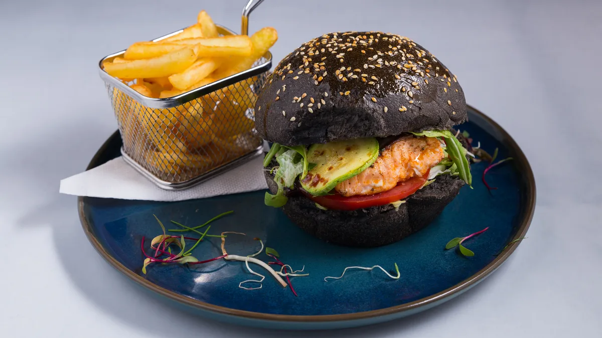 Losos burger (posno)