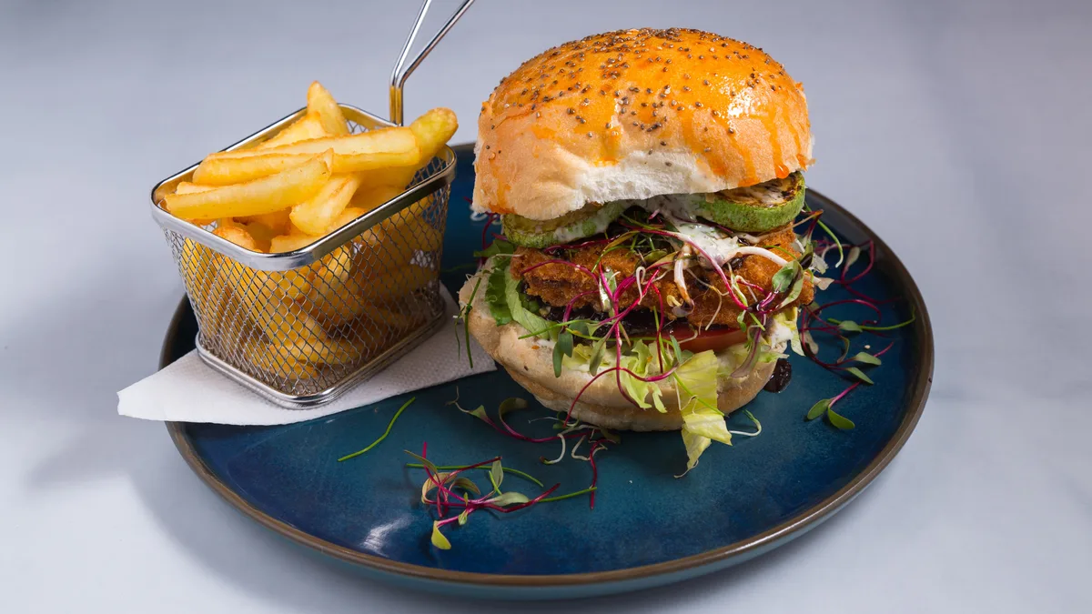 Oslić burger (posno)