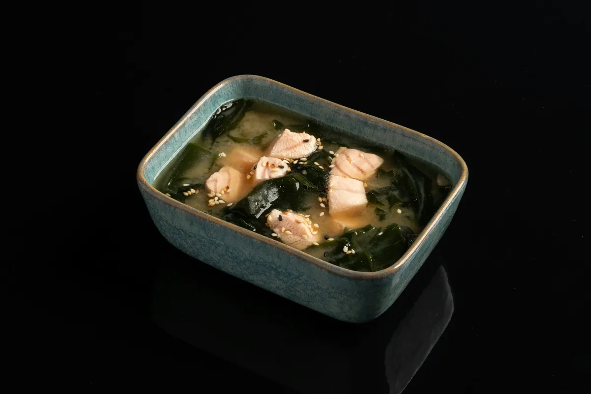 Miso z łososiem