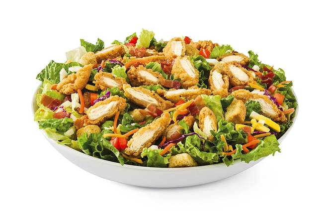 Crispy Chicken Tender Salad