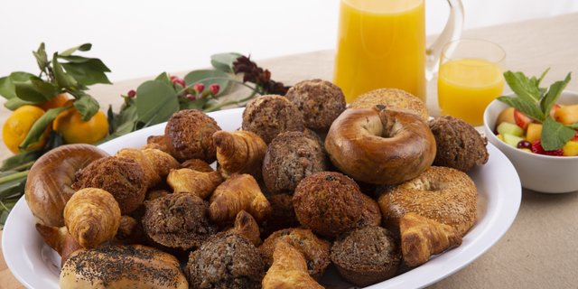 Assorted Bagels and Muffins
