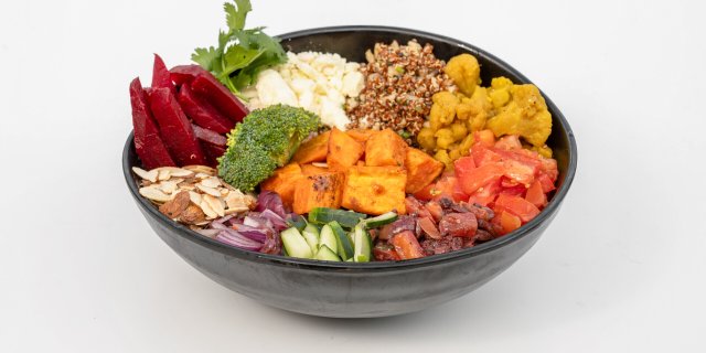 Mediterranean Quinoa Rice Bowl