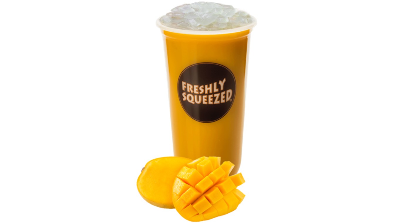 Fresh Mango with Aloe Jelly