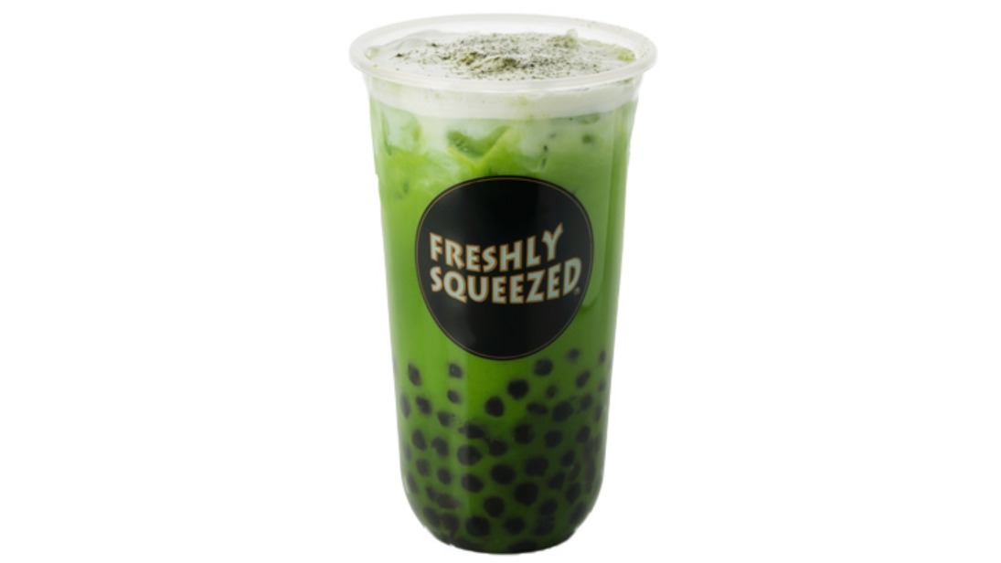 Matcha Milk Tea with Tapioca