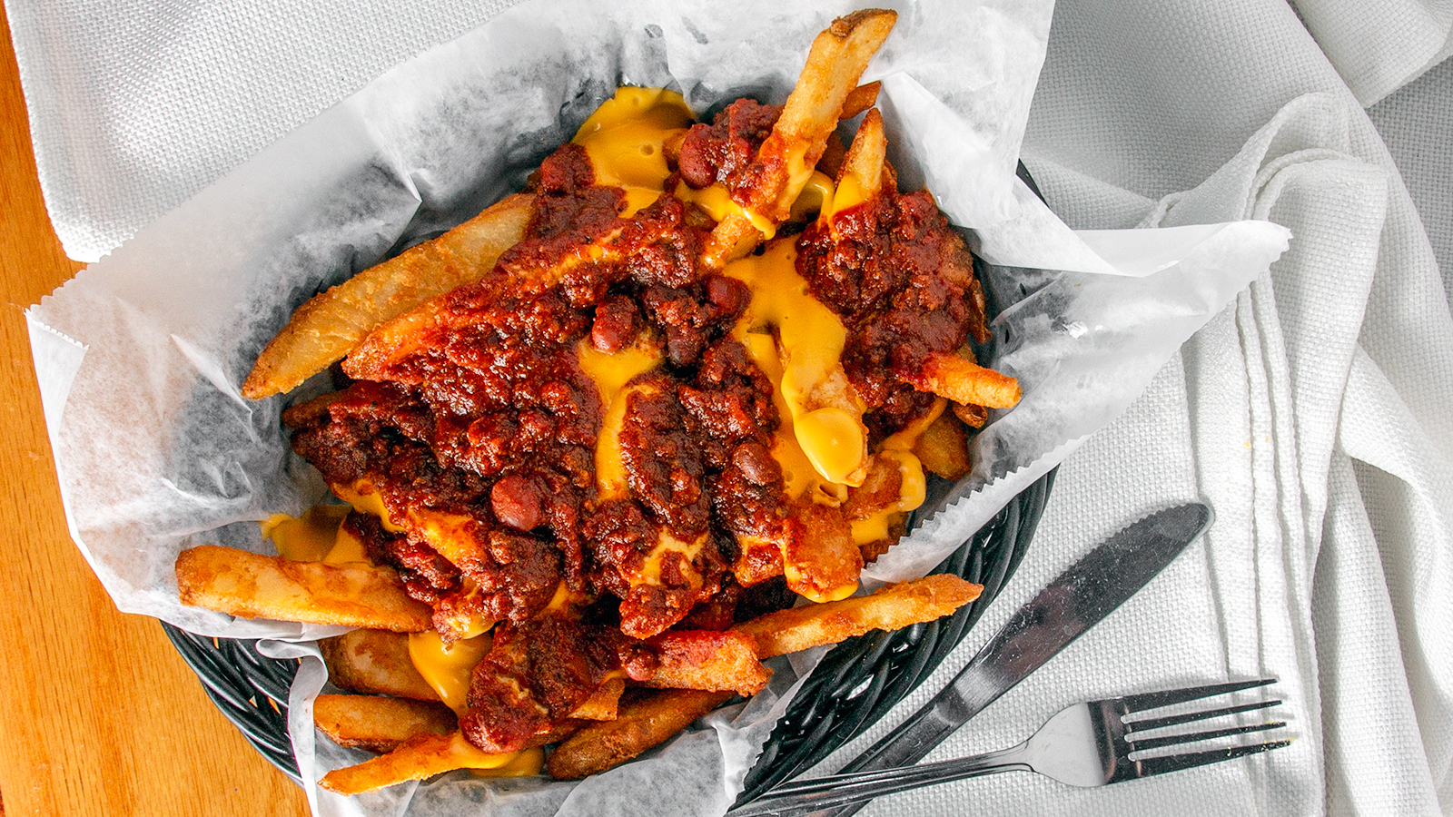 Brew City Fries w/ Chili and Cheese