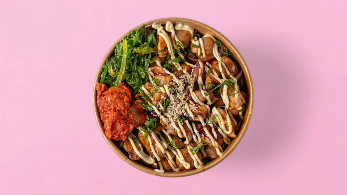Kimchi Crispy Chicken Don