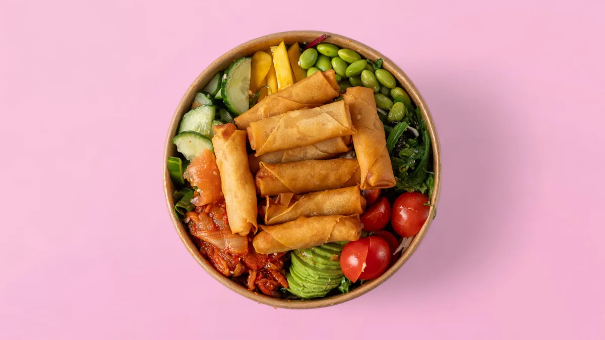 Mini Frühlingsrolle Bowl