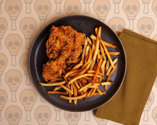 Dark Meat Fried Chicken Dinner