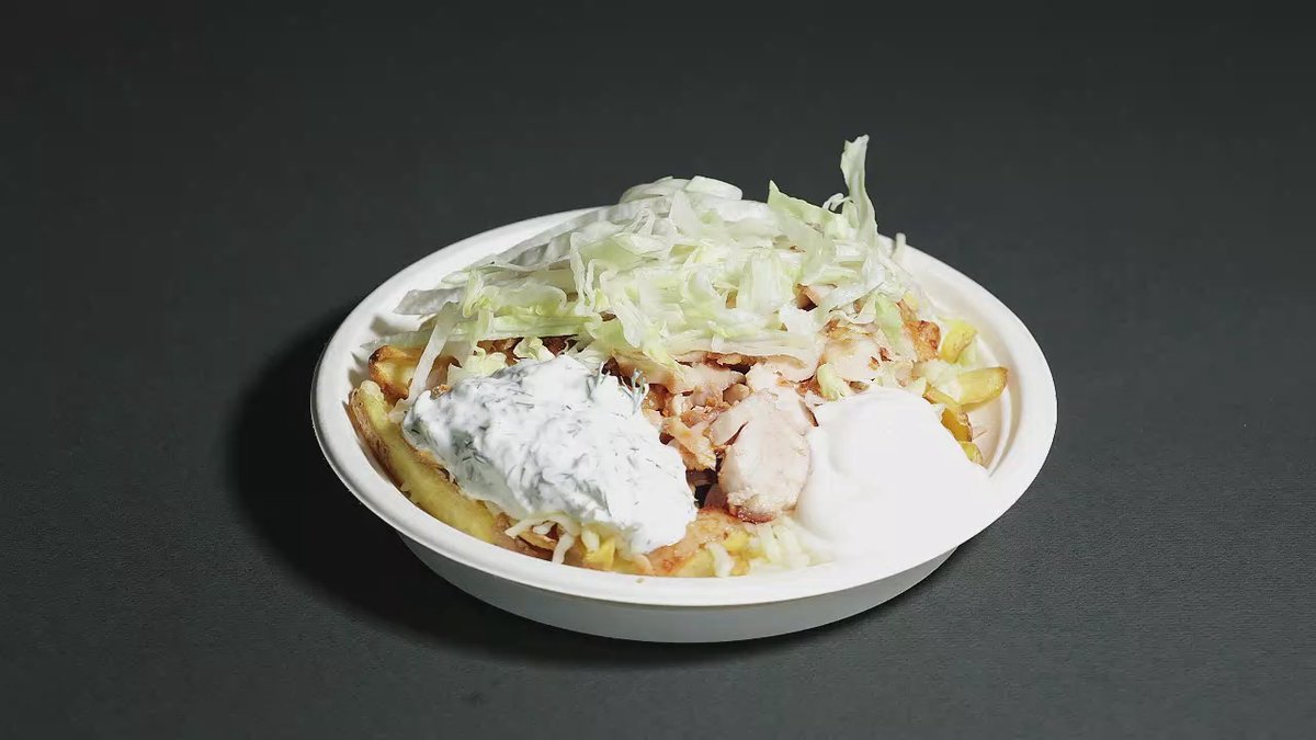 Cheesy fries shaorma